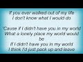 Vince Gill - If I Didn't Have You In My World Lyrics