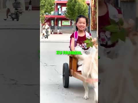 HUNDE fahren die Kinder zur SCHULE 😂 #shorts