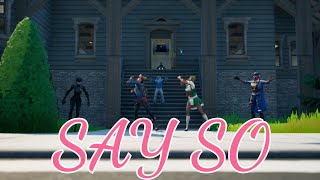 Doja Cat - Say So (Fortnite Music Video) Tik Tok Say Soをクランメンバーと踊ってみた！