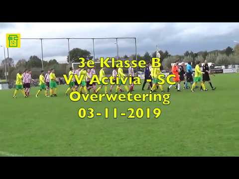3e Klasse B | VV Activia   Sc Overwetering | 03 11 2019