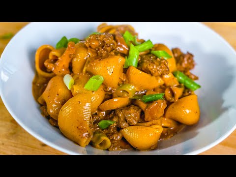 Jäger Nudeln mit Hackfleisch und Pilzen | Brutal lecker und einfach 😋