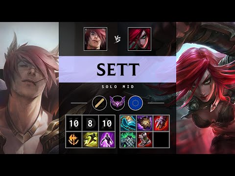 Sett Mid vs Katarina - EUW Master Patch 25.16