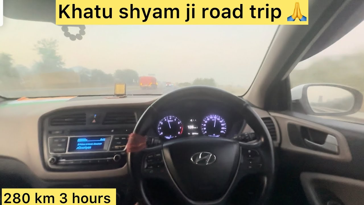 Hyundai i20 road trip to khatu shyam #khatushyam #roadtrip #cars #automobile #vlog