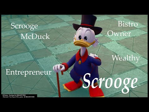 SCROOGE [ALL CUTSCENES] | Kingdom Hearts Series THE MOVIE