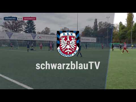 Highlights & Tore | FSV Frankfurt U16 0:2 Kickers Offenbach U17 |  B-Junioren Hessenliga 21/22