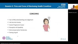 5. Employment and Education support for Fatigue: Disclosing Health