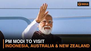 PM Modi embarks on 3-nation tour to Indonesia, Australia, New Zealand & more | DD India News Hour