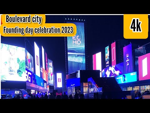 Boulevard Riyadh City - Saudi founding day Celebration [4K WALKING TOUR 2023]