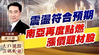 震盪符合預期 南亞再度點燃漲價題材股｜大戶羅盤籌碼動能 ｜謝宗霖