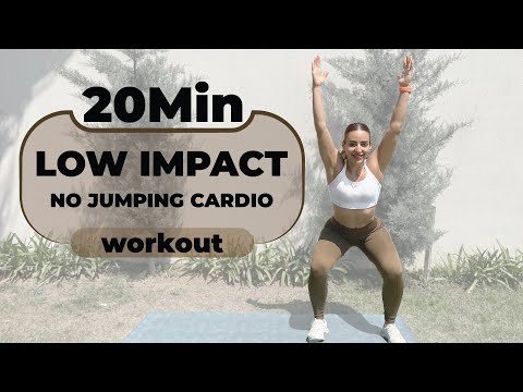 20 MINUTES- LOW IMPACT- NO JUMPING CARDIO - FULLBODY WORKOUT - CARDIO HIIT - NO EQUIPMENT- NO REPEAT