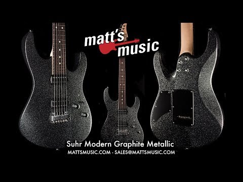 Matt's Music - Suhr Modern Graphite Metallic Guitar - Chris Bryant