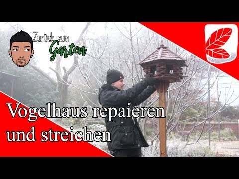 Vogelhaus reparieren und langlebigen Ständer bauen Quick Tipp #9