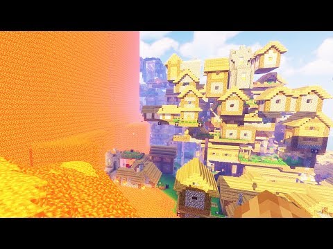 The Lava Tsunami Makes Minecraft Life Tough
