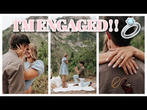 I'M ENGAGED/ ENGAGEMENT VLOG!! 💍🩷