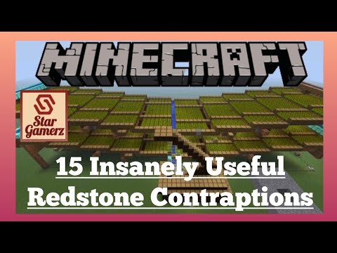 15 Insane Minecraft Redstone Builds! Must-See!