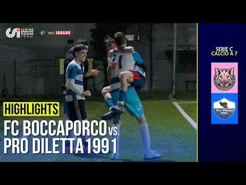 FC Boccaporco - Pro Diletta 1991 (Calcio a 7)