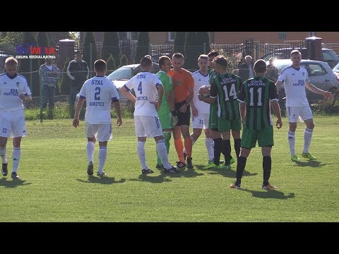SOKÓŁ SOKOLNIKI - STAL GORZYCE 1:3 (0:1) - FRAGMENTY MECZU I WYWIADY