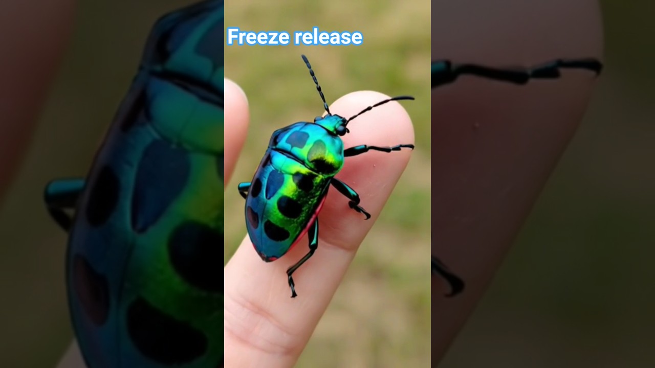 The World's Most Colorful Beetle? 🌈 (7s Short)