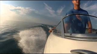 preview picture of video 'Lake Michigan Sunset Cruise Go Pro'