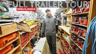FULL TRAILER TOUR / Every Tool YOU NEED to run a construction company