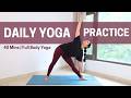 Daily Yoga Routine For Overall Health 40 Mins Full Body Yoga For Holistic Health