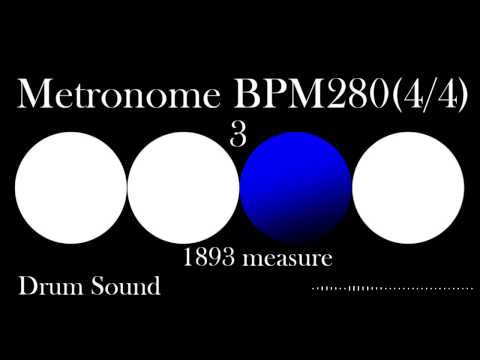 [Metronome]280BPM[drum sound]