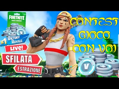Live Fortnite ita Regalo Passbattaglia Server Privati sfilata di moda