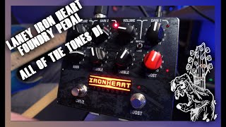 Video thumbnail for Laney Ironheart Foundry LOUD PEDAL amp pedal playthrough ALL OF THE TONES by Paul Glover
