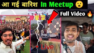 @Crazy XYZ Jaipur Meet-up में बारिश 🌧️ || @Crazy Indians Vlog  @A TO Z EXPERIMENT