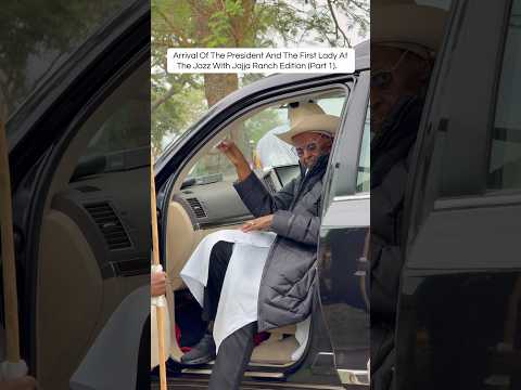 Grand arrival of the President and the First Lady at the Jazz With Jajja Ranch Edition #yowerimuseve