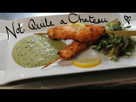 Not Quite a Chateau DIY 90 - A quick update - A Lakeside Lunch - A Handsome Waiter - & a Menu peek