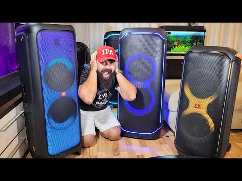 JBL Partybox Ultimate VS JBL Partybox 1000 VS JBL Partybox 710 Bass and Loudness Test