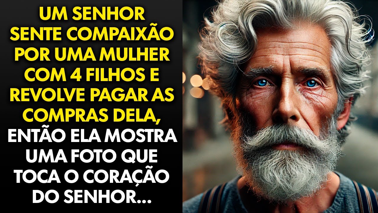 Idoso Paga as Compras de Mãe Desesperada e Descobre Segredo Que Transforma Sua Vida!