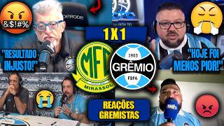 REAÇÕES dos GREMISTAS - MIRASSOL 1X1 GRÊMIO - COPA DO BRASIL 2026 - FARID quer ganhar um jogo 🤣