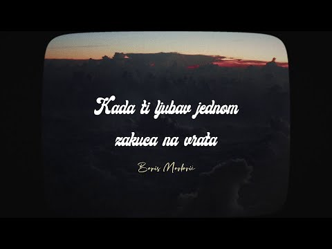 Boris Novković - Kada ti ljubav jednom zakuca na vrata (Official lyrics video)