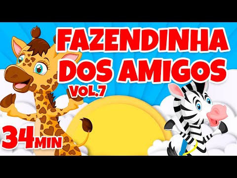 Fazendinha dos Amigos Vol. 7 - Giramille 34 min | Desenho Animado Musical