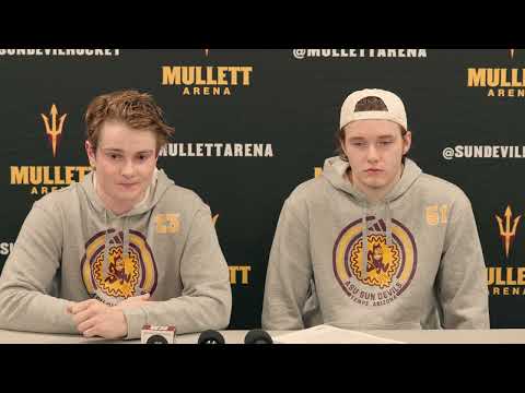 Sun Devil Hockey Post Game Press Conference vs North Dakota 1 24 26