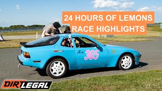 24 HOURS OF LEMONS RACE HIGHLIGHTS 2024