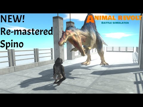 NEW Update! Re-mastered Spinosaurus vs every unit |Animal Revolt Battle Simulator