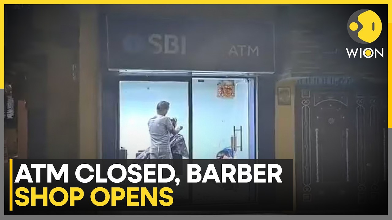SBI ATM In Bihar Turns Into Hair Salon, Internet Left Stunned | WION