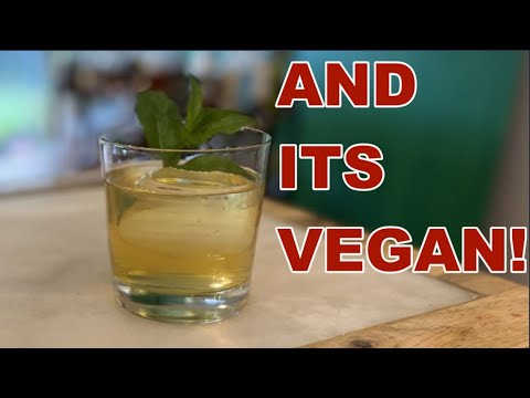 Dry January - a non-alcoholic milk clarified cocktail