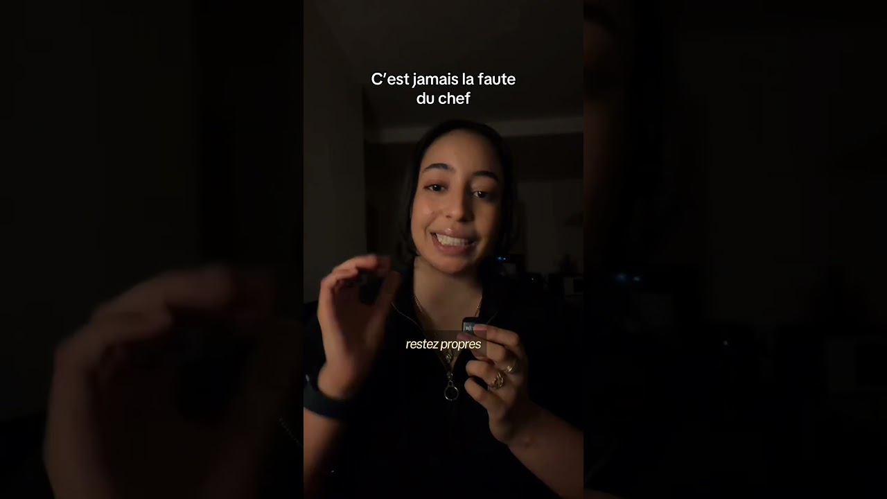 C’est jamais la faute du chef