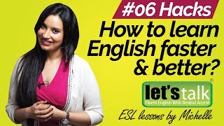How to learn English faster & better? Free Spoken English lessons