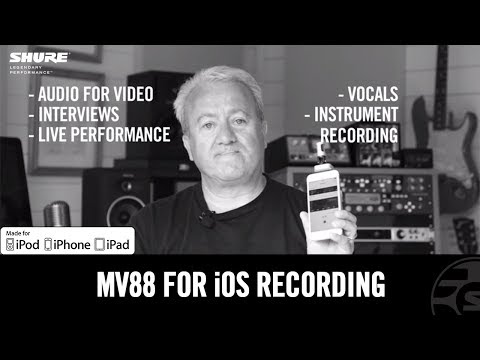 Shure in 60 Seconds - The MV88 Digital Stereo Condenser Microphone