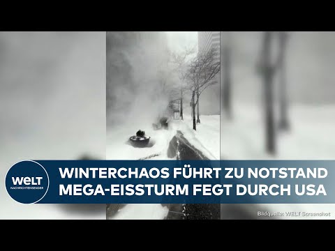 USA: Mega-Blackout! Notstand! Blizzard legt mehrere Staaten lahm! Millionen Menschen betroffen