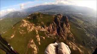 preview picture of video 'Vol parapente Monte Gozzi Décembre 2014'