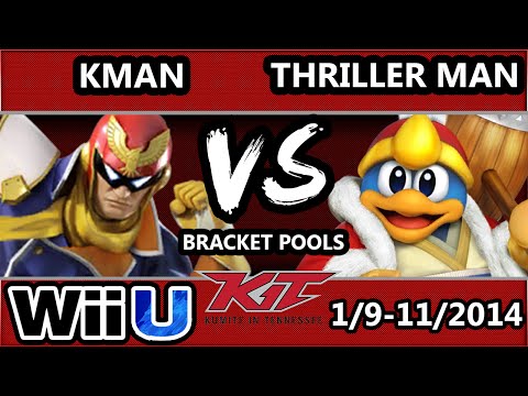 KiT 15 - Kman (Captain Falcon) Vs. SS | PB&J (Pac-Man) SSB4 Bracket Pools WF - Smash 4 Wii U