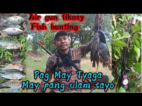 DAHIL SA TYAGA NAKARAMI TAYO NG PANG ULAM/airgun Tiksay fish hunting/JhonieBellen