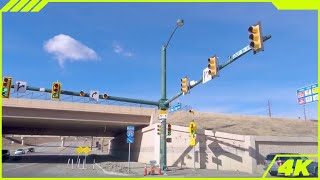 Castle Rock Local Streets to I-25 North (Clear Sky, Moderate Traffic POV)