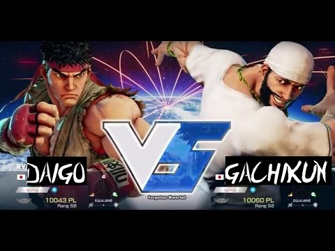 【 スト５ 】 SF5 / V - Ryu (Daigo Umehara) Vs Rashid (Gachikun) - Compilation